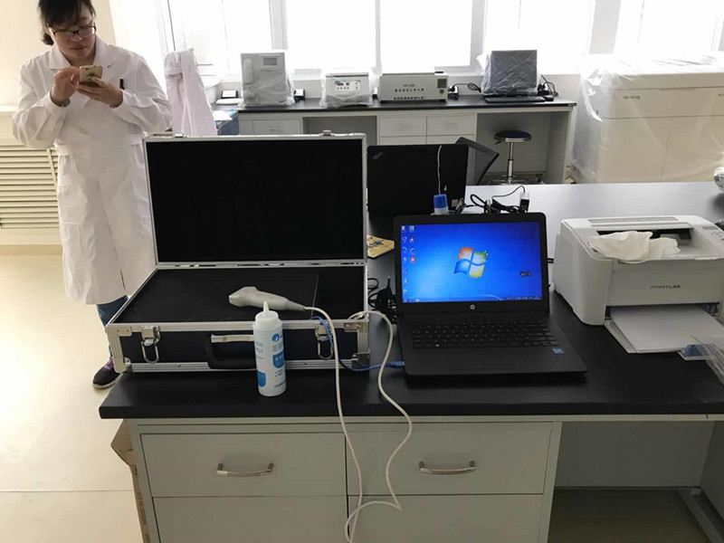 便携式51漫画网官网免费检测仪走进石家庄中冀康复医院治疗51漫画网官网免费方便快捷准确