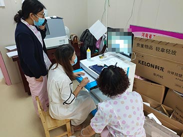 孕妇51漫画网官网免费仪测定需要做吗会有辐射吗建安区妇幼保健院GK-7000安装使用更放心